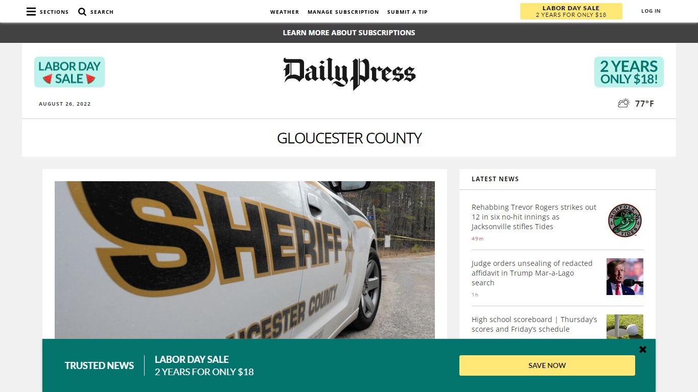 Gloucester County News & Events - Daily Press