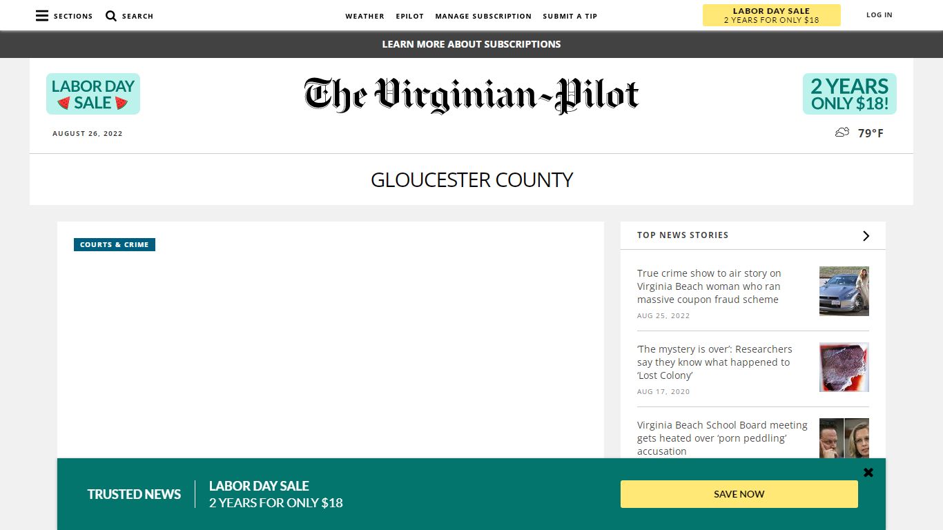 Gloucester County News & Events - The Virginian-Pilot